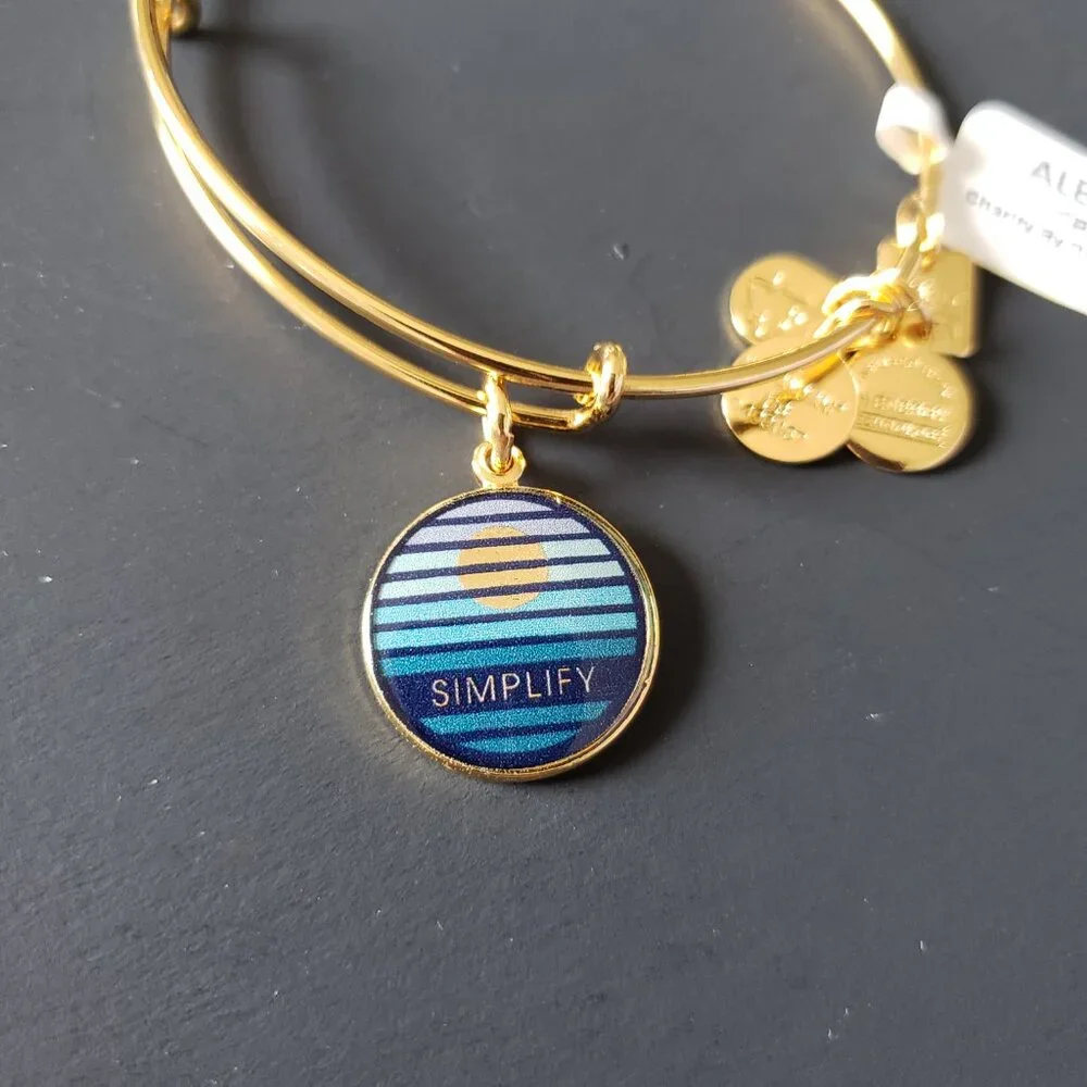 Alex and Ani Simplify Bracelet Bangle  699 - Picture 2 of 4